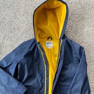 Gymboree kids navy rain coat L (10-12)